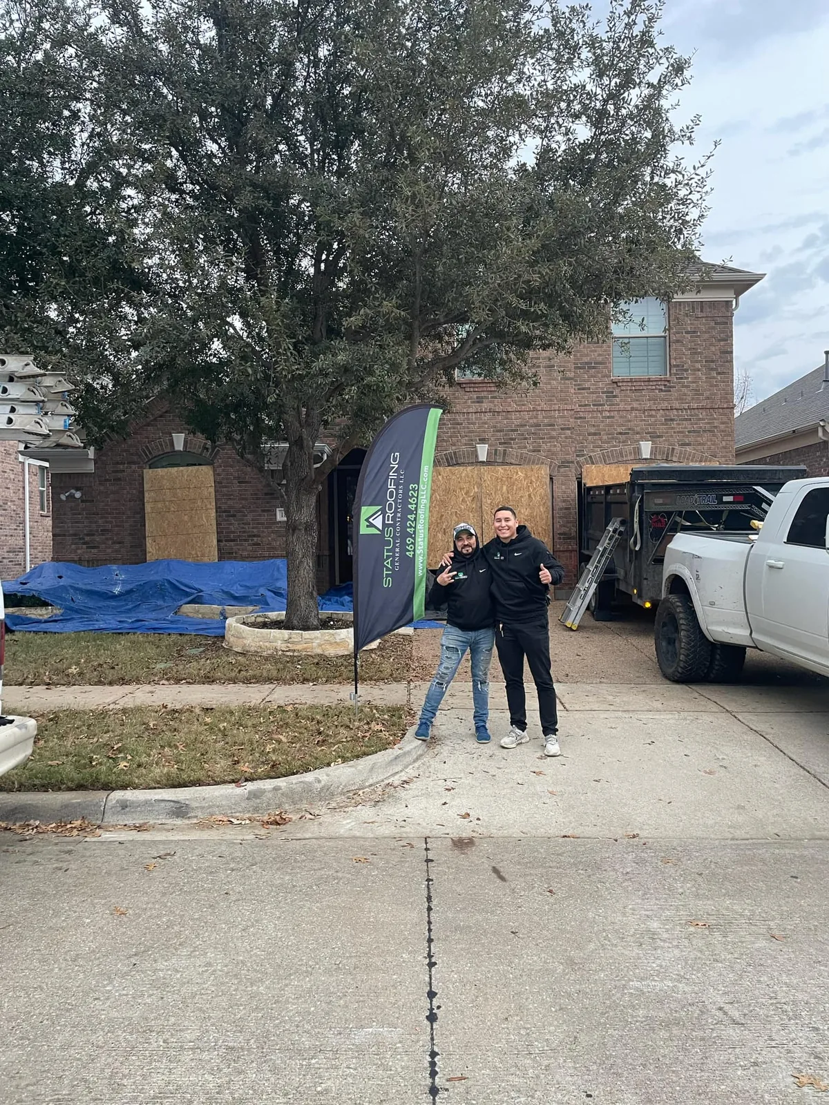 Status Roofing project
