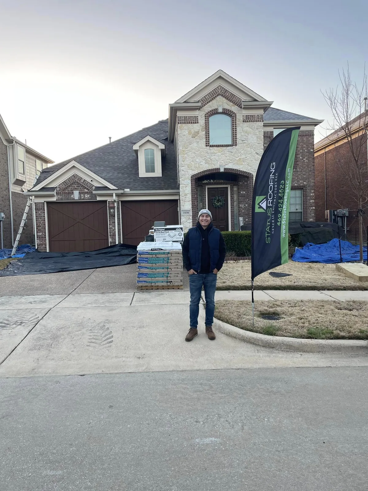 Status Roofing project